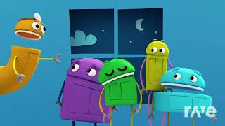 beans in the wall five little monkeys storybots jumping on the bed ravedj [upl. by Ortensia]