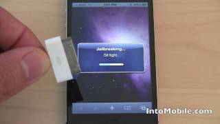 iPhone 4 webbased jailbreak via JailbreakMecom demo [upl. by Gillie]