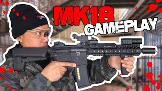 MK18 Airsoft Gameplay [upl. by Anailuy215]