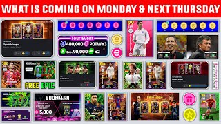 What Is Coming On Tomorrow amp Next Thursday In eFootball 2024  New Nominating Contract amp Free Coins [upl. by Papageno624]