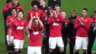 Goodbye Nemanja Vidic  Salutes the Stretford End  His Final Speech  His Final Lap of Honour [upl. by Warfield]