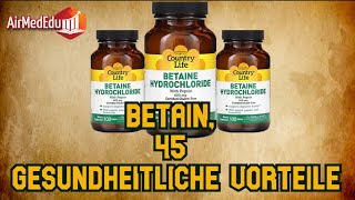 Betain 45 gesundheitliche Vorteile [upl. by Nimra63]