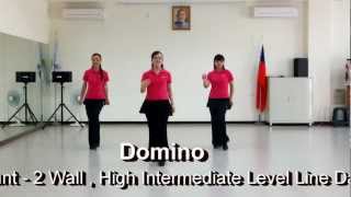 Domino line dance [upl. by Florinda]