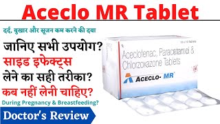 Aceclo MR Tablet  Aceclo MR Tablet Uses Side Effects in Hindi [upl. by Dnob]