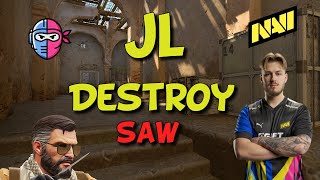 JL’s UNMATCHED SKILLS – DESTROY SAW POV KILL CAM  Perfect World Shanghai Major 2024 CS2 PRO [upl. by Lladnik]