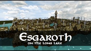 Minecraft Esgaroth  Settlement on the Long Lake [upl. by Bartolomeo849]