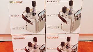 speaker koleer S882 សេរីថ្មីទើបតែចេញមកដល់ថ្មីក្តៅៗប្រភេទ karaoke ងាយស្រួលខ្លួនចល័តគ្រប់ទីកន្លែង [upl. by Acinehs577]