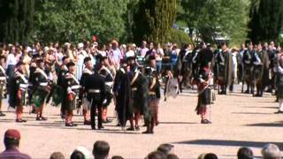 Atholl Highlanders Parade with 12th Duke of Atholl Jubilee Year 26th May 2012 [upl. by Alakam]