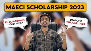 MAECI SCHOLARSHIP TO STUDY IN ITALY 2023 [upl. by Alaet658]