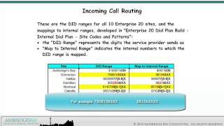 Enterprise 20 Dial Plan Build  Incoming Call Handling Part 1 [upl. by Schilit49]