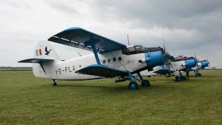 An2 YRFLA engine warm up  Timisoara Cioca Airfield [upl. by Yard]