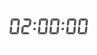 Cronômetro 2 horas  2 hour timer  Cronógrafo de 2 horas  Minuterie de 2 heures [upl. by Vladamir]