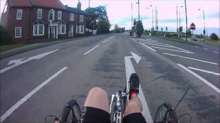 Ice Trike 115 mile commute in Hyperthrust mode x8 speed [upl. by Ldnek]