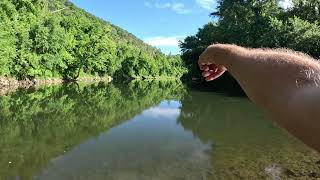 Leo Strikes Out  Catfishing in 90 degrees on the Tug River [upl. by Ennayllek]