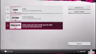 How to delete your ballplayer in MLB The Show 24 [upl. by Maurice525]