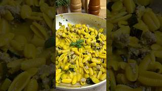 GNOCCHETTI SALSICCIA ZUCCHINE E ZAFFERANO [upl. by Netfa111]