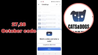 These 5 LEGIT APPs That Will Pay You Daily by Watch A Video And Enter A Code 27 October CATSampDOGS [upl. by Hauck]