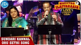 SP Balasubrahmanyam LIVE  Maestro Ilaiyaraaja Live Concert  Sundari Kannal Oru Sethi Song  Chitra [upl. by Hirza437]