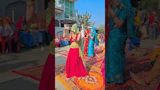 shadi program dashi dance haryanvifolksongdance haryanvisong [upl. by Nilknarf]