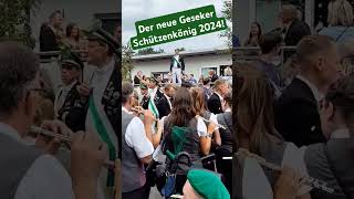 Der neue Geseker Schützenkönig 2024 schützenfest musik [upl. by Gibbon]