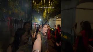 Dancing in the rain🌧️raindance dancingintherain navratri dancevideo nightout friendstime [upl. by Mauricio]