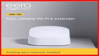 Amazon eero 6 dualband mesh WiFi 6 extender  expands existing eero network [upl. by Chenay]