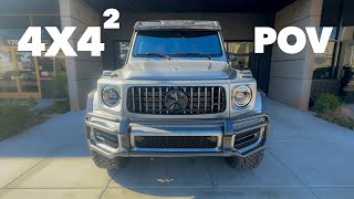 2023 G63 AMG 4x4 Squared POV DRIVE Review Worth 500k [upl. by Atiana]