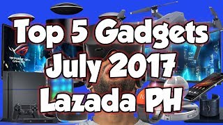 Lazada Philippines TOP 5 COOL GADGETS  July 2017 [upl. by Asor]