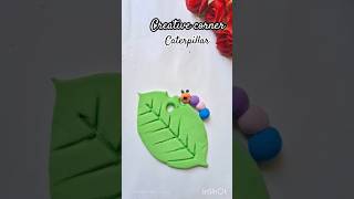 Easy caterpillar 🐛with clay trending trendingshorts shorts ytshorts viralvideo superclay yt [upl. by Pitchford]