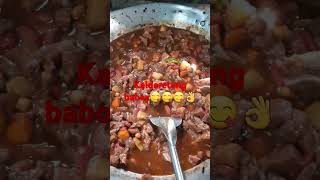 shortvideo kalderetang baboy😋😋👌 [upl. by Ashlin851]