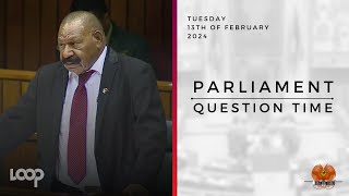 Parliament Question Time  Tuesday 13th of February 2024 [upl. by Lonnie]