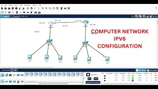 IPV6 CONFIGURATION USING CISCO PACKET TRACER [upl. by Inanak]