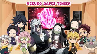 Demon Slayer React to Nezuko Saves  Heals Tengen Uzui ft Hashira [upl. by Pinsky]