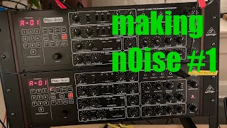 making nOise Live 2 x Behringer Pro 800 MS 20V SH4D [upl. by Windsor]