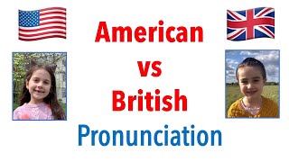 British vs American English pronunciation quotaccentquot done by children [upl. by Rayburn]