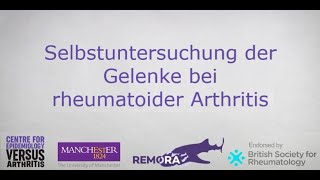 Selbstuntersuchung der Gelenke bei rheumatoider Arthritis [upl. by Waddell]