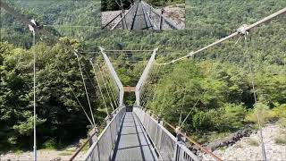 Ronchini Hängebrücke Maggiatal Tessin [upl. by Eelek603]