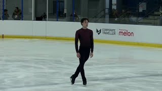 Matthew Markell – 20222023 Skate Canada Challenge FS [upl. by Ennayt]