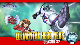 YuGiOh Master Duel ELEMENTAL HERO NEOS S32 [upl. by Wilhide]