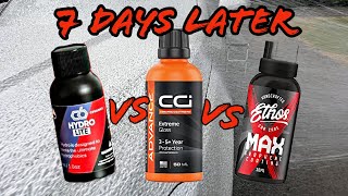 The Baddest Ceramic Coating Update Spectacular Ethos vs C6 vs CCI [upl. by Tsuda]