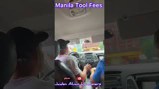 Manila Toll Fees Only in the Philippines 🇵🇭short Travel tips Jaiden Aluan [upl. by Shafer]