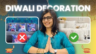 Diwali Decoration Ideas  BudgetFriendly Festive Ready Home  Home Makeover For Diwali With Links [upl. by Morse964]