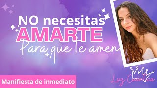 No necesitas amarte para que te amen [upl. by Ellehs]