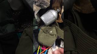 1944 US Canteen and Gun Belt survivalgear ww2 [upl. by Sisely427]