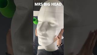 Meet MRS BIG HEAD  3d printing a giant women head  designifying 3dprinting [upl. by Anaejer909]