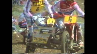 Bächtold  Fuss Sidecar Motocross World Championship Wohlen 1986 [upl. by Drauode]