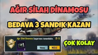 Ağır silah dinamosu başarım görevi nasıl yapılır  pubg Mobile 17 sezon [upl. by Arrekahs298]