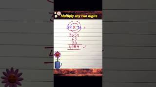 Multiply any two digits multiplication maths mathstricks shorts ytshorts [upl. by Idham]