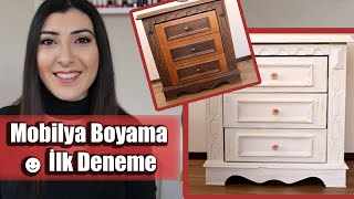 Mobilya Boyama  İlk Deneme [upl. by Bohun]