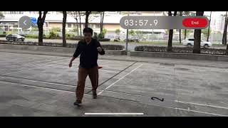 30 Days 8minute badminton footwork training  Day 13 [upl. by Ivah618]